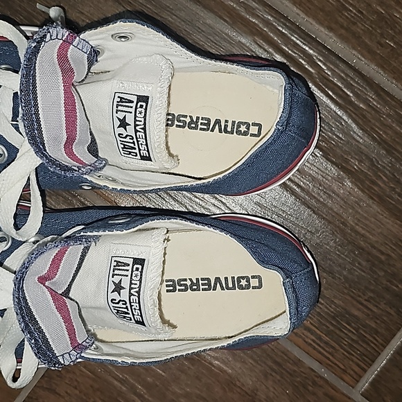 Converse Chuck Taylor All Star OX Double Tongue Low Navy Blue Men's 5 Women's 7 - Picture 4 of 8